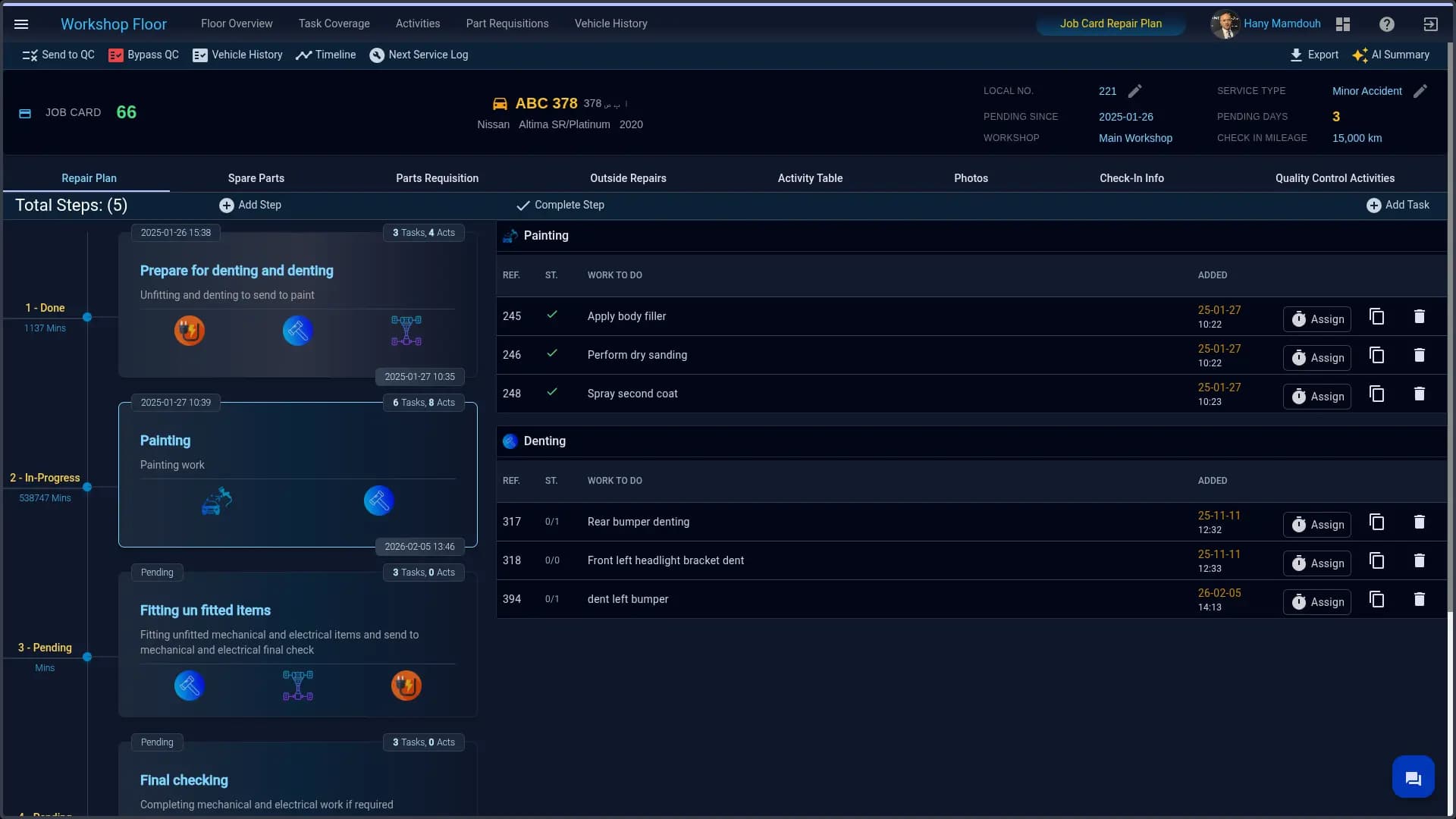 FleetFix Repair Plan Deep Dive