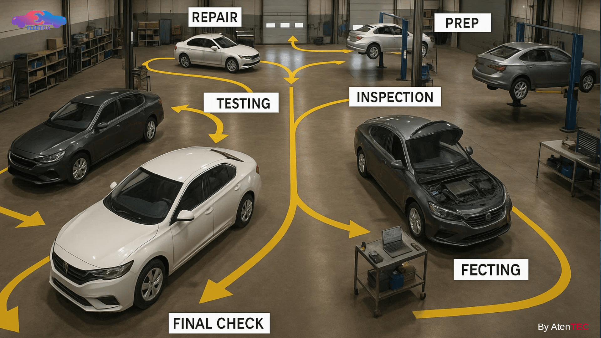 من الفوضى إلى التدفق: خطوات عملية لتقليل زمن الانتظار في الورش