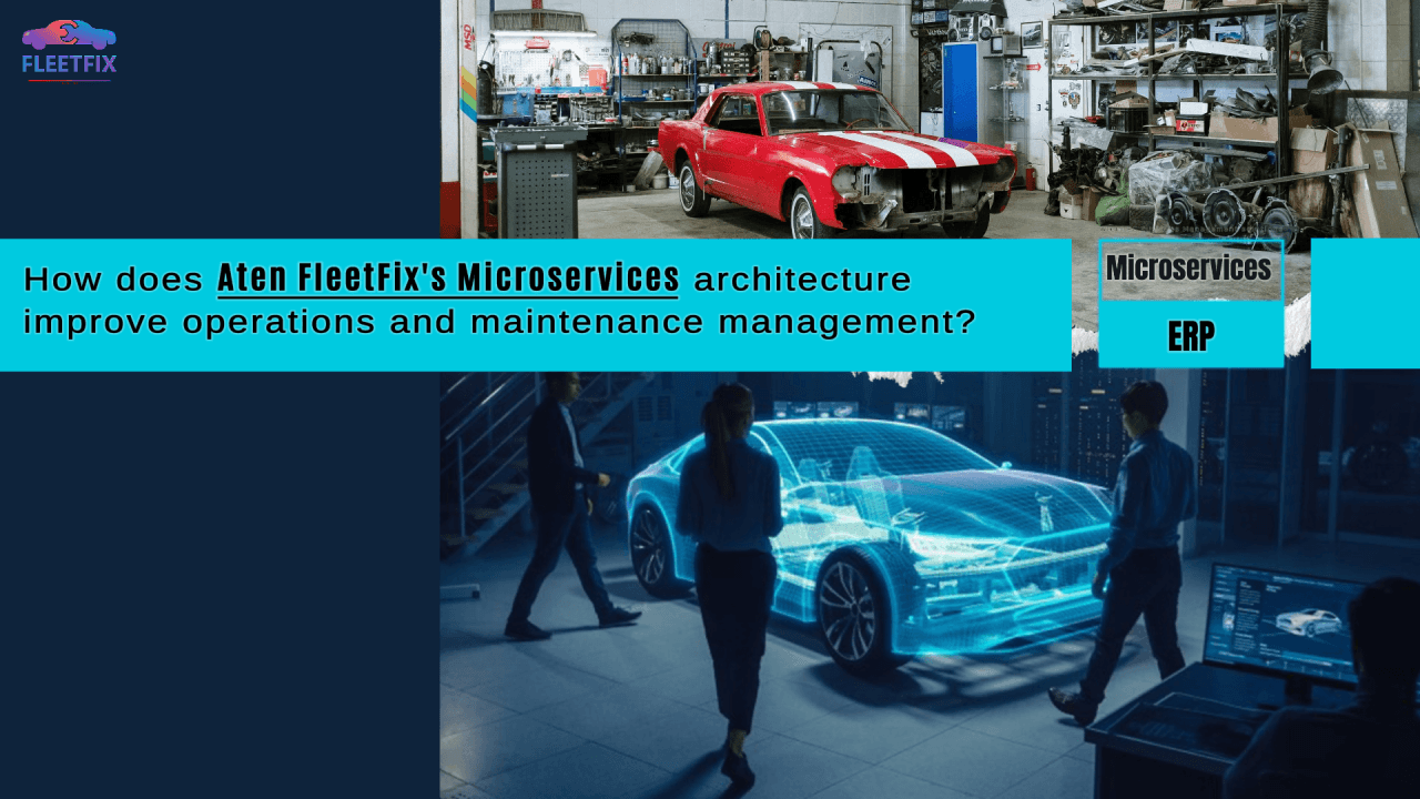 How does Microservices Architecture in Aten FleetFix Enhance Workshop Operations?
