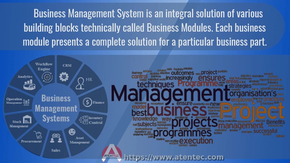 Business management solutions software