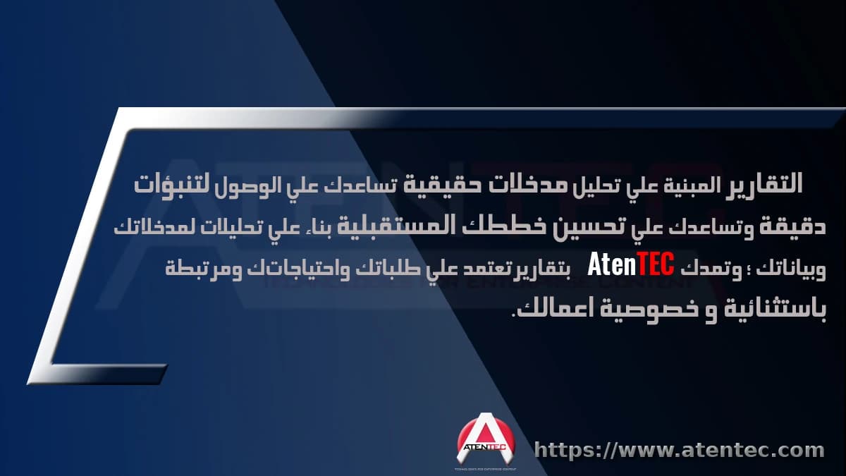 التقارير والتحليلات البرمجية