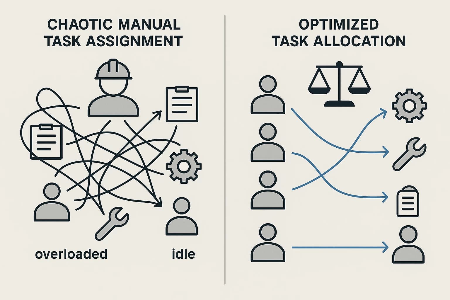 سوء توزيع العمالة (Inefficient Workforce Allocation)