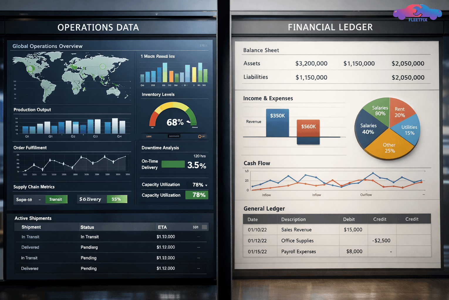 Operations vs Finance Gap