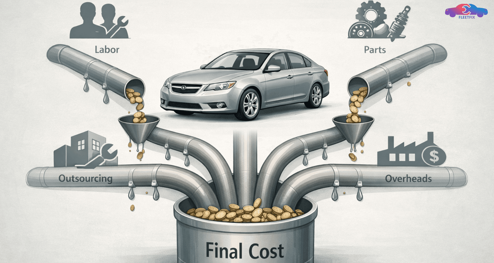 خريطة تسريب التكلفة الكاملة