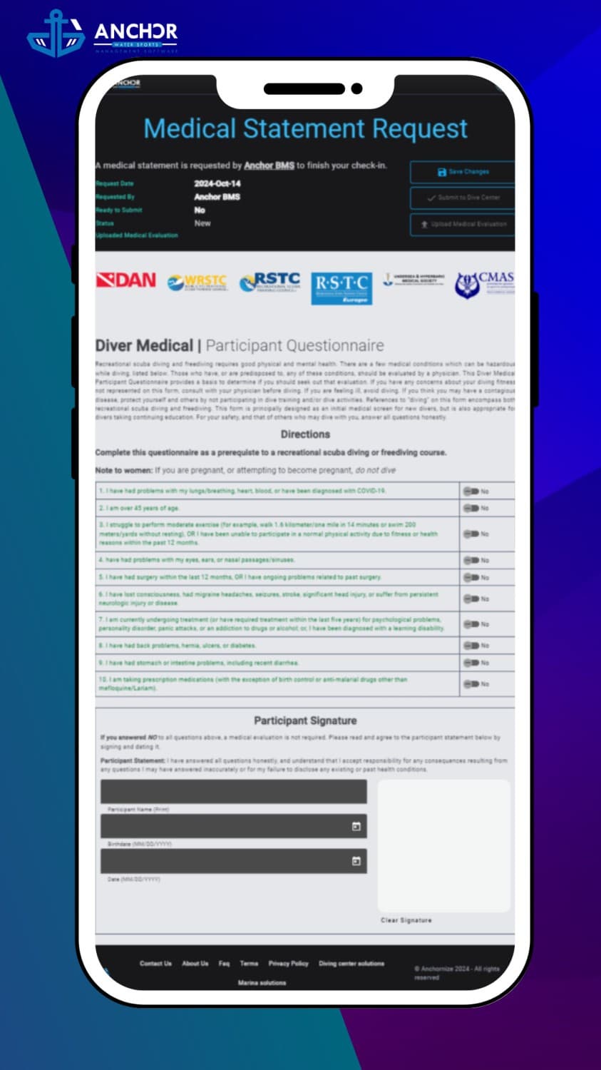 medical statement automatic cycle