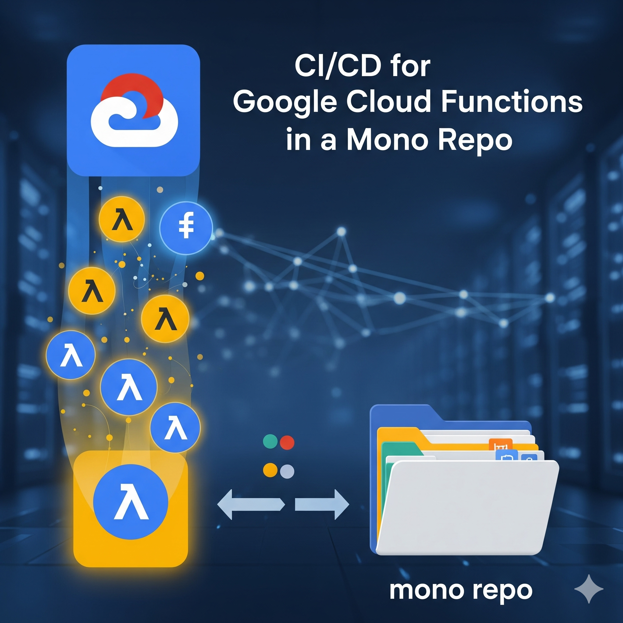 CI/CD for Google Cloud Functions in a mono repo